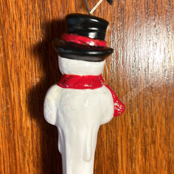 Vintage Old World Christmas Ornaments Mr & Mrs Glass Blown Icicle Snowmen - Picture 4 of 9